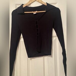 Sincerely Jules - Black long sleeve sweater top